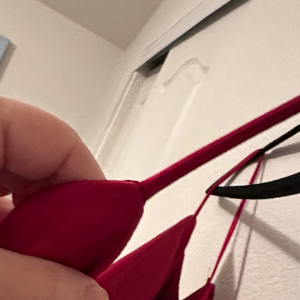 David's Bridal Strapless Scarlet Gown - Picture 13 of 16